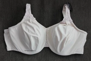 NWT WACOAL 85814 "Bodysuede Ultra" Full Figure Soft Cup Underwire Bra, Beige - Picture 1 of 6