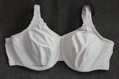 NWT WACOAL 85814 "Bodysuede Ultra" Full Figure Soft Cup Underwire Bra, Beige - Image 1 of 4