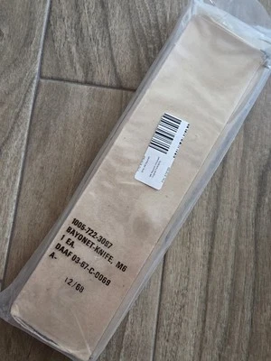 Bayoneta Original Vietnam M6 NOS 1005-722-3097 12/1968 Imperial Sin Vaina Foto 1 de 2