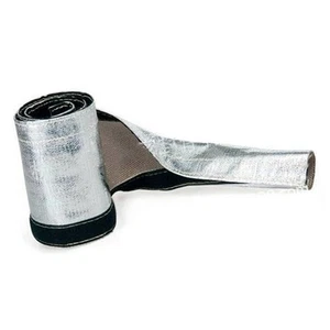 Car Fuel Lines Heat Shroud 3/8"ID 3.2ft Aluminized Sleeving Insulated Shield zx - Picture 1 of 5