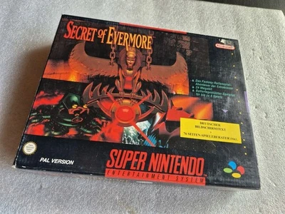 Secret of Evermore in Big Box OVP mit Spieleberater - Super Nintendo Snes ⚡ - Bild 1 von 4