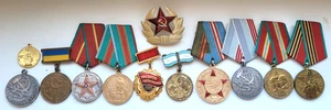 Set 12 UdSSR Sowjetisch Russisch Militär Arbeit Medaillen Armee - Bild 1 von 14