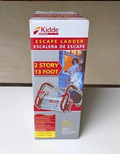 Kidde 2-Story 13 Foot Fire Escape Ladder with Anti-Slip Rungs - Picture 1 of 4