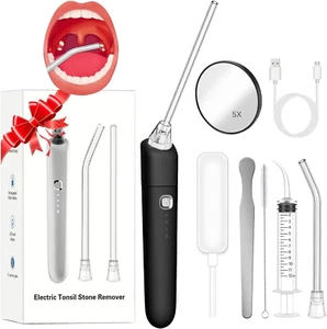 Electronic Vacuum Tonsil Stone Remover - Tonsil Stone Removal Kit - Free Instant - Picture 1 of 12