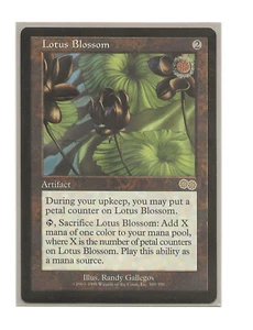 LOTUS BLOSSOM SAGA de URZA English MTG NM Urza's Saga - Imagen 1 de 1