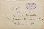 Community Valenciana. Histoire Postal. Sur 1942. Tabernes D Valdigna (en Voiture