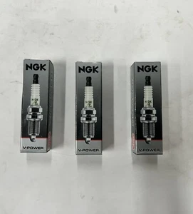Set Of 3 Genuine NGK Spark Plugs Fits Mitsubishi Minicab U41T U42T Carbureted - Picture 1 of 2