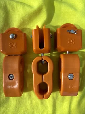 (QTY:3) HARRINGTON 15 HOIST CABLE FESTOON HANGER ASSEMBLY KITO