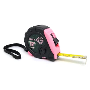 Bullseye Tape Measure 12 Foot | Pink | Small, Retractable Measuring Tape with Pa - Picture 1 of 12