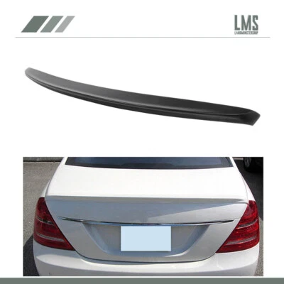 Fits 2007-2012 2013 Mercedes Benz W221 S550 S600 S65 S63 Trunk Spoiler Wing Foto 1 de 4