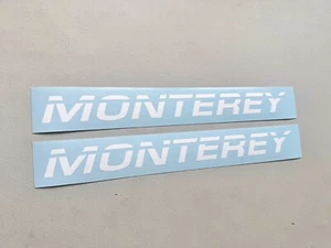 Monterey Boat Decals SET OF 2 Vinyl Decal Stickers - Picture 1 of 4