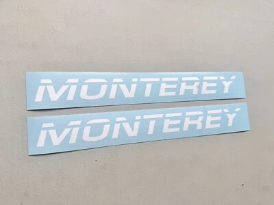 Monterey Boat Decals SET OF 2 Vinyl Decal Stickers - Image 1 of 4