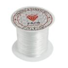 Elastic String for Bracelets Stretchy String Cord Crystal Line for Beading White