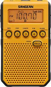 Sangean Dt-800yl Am/fm Weather Alert Pocket Radio [yellow] (dt800yl)