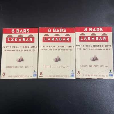 Masa para galletas con chispas de chocolate Larabar de 24 quilates, fruta sin gluten y liquidación ¡Leer! Foto 1 de 3