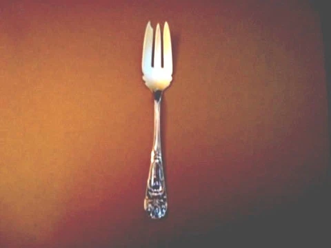Sterling Fork Antique Marked 925 and 1000 on reverse~Gorgeous pattern~5&3/4" Cover