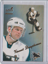 1999-00 Pacific Aurora Striped Parallel #119 Vincent Damphousse San Jose Sharks