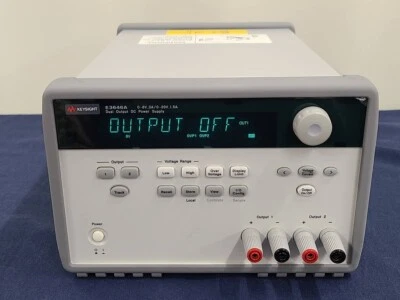 KEYSIGHT E3646A Dual Output DC Power Supply 0-8V,3A/0-20V,1.5A [6858] - Image 1 of 4