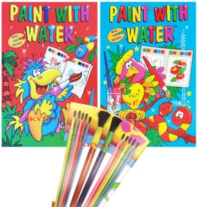 MALEN MIT WASSER BUCH - MAGIC PAINTING KINDERBUCH - Mädchen Jungen - Bild 1 von 28