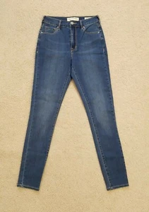 NWOT Women's Bullhead Denim Super High Rise Skinniest 25 Stretch Blue Jeans - Picture 1 of 6