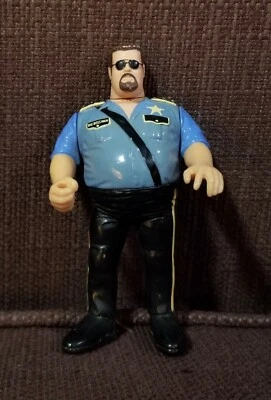 BIG BOSSMAN WWF/WWE HASBRO SERIE 1 TARJETA AZUL DE COLECCIÓN WCW/AEW/NXT/NWO/AWA Foto 1 de 4