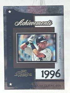 Derek Jeter 2004 Playoff Prestige Achievements #A-7 Yankees HOF Insert - Picture 1 of 2