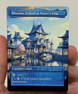 Tarjeta proxy Minamo, School at Water's Edge con arte diseñado a medida - Imagen 1 de 2