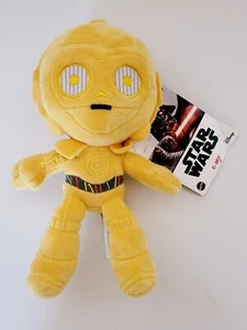 Mattel STARWARS PLUSH STUFFED C-3PO DROID 9 INCH-NEW WITH TAGS - Picture 1 of 5