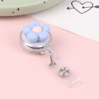 Flower Retractable Nurse Chest Badge Reel Clip Students Doctor Work Card Hold Zi
