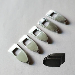 5x 4/4 Cello Aluminium Bow Tip Material AL Bow Parts Tream Making Restore Fix - Picture 1 of 4