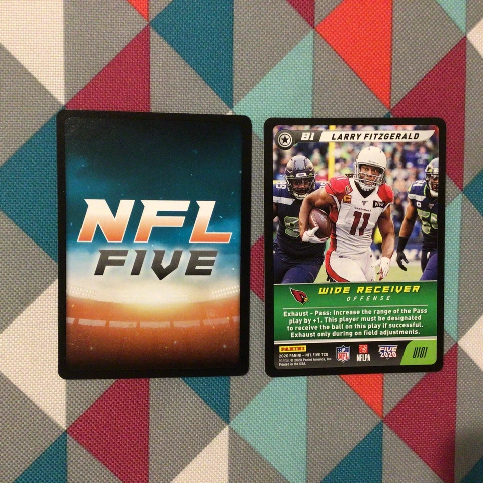 Larry Fitzgerald #U101 cardinals uncommon Base 2020 Panini Edition NFL five TCG - Image 1 of 1