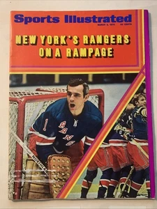 Ed Giacomin 2. März 1970 Sports Illustrated No Label New York Rangers - Bild 1 von 1