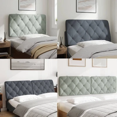 Kopfteil-Kissen Samt Kopfteilpolster Kopfkissen Lesekissen Rückenkissen Stoff - Bild 1 von 4