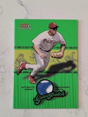2002 Fleer Tradition Grass Patch Scott Rolen - Image 1 of 2
