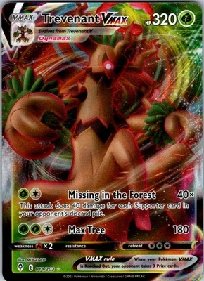 Trevenant VMAX Ultra Rare SWSH07: Evolving Skies 014/203 NM - Image 1 of 2