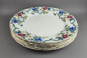 Set of 5 Dinner Plates by Royal Cauldon "Victoria" Patt. 27cm/10.62 inch Vintage - Bild 1 von 12