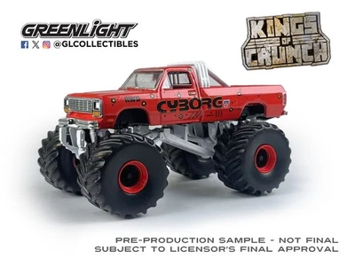 Dodge Ram D250 1990 Greenlight Kings of Crunch 16 "Cyborg" - 49160-E Foto 1 de 2