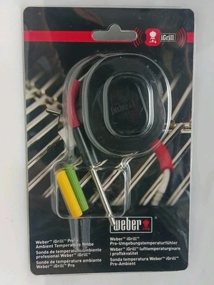 Weber iGrill  Pro Ambient Temperature Probe, Meat Thermometer Stainless Steel  - Image 1 of 3