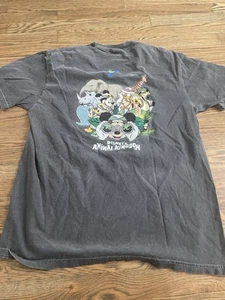 Disney’s Animal Kingdom Gray Comfort Colors T-shirt Men’s Size L - Picture 1 of 5