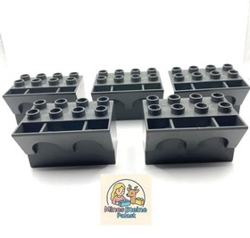(L-1/DK) Lego Duplo Battlements (Base) Knights Castle From 4776, 4777,4779 And 4785