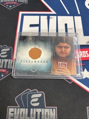 Jorge Garcia (Hugo "Hurley" Reyes) Fabric Pieceworks LOST PW5 Card - Image 1 of 2