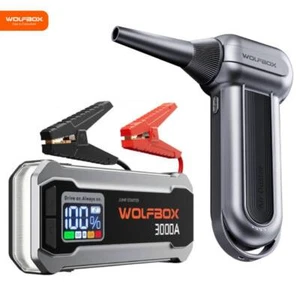 WOLFBOX Luftgebläse für Yogabälle/aufblasbare Spielzeuge & 3000A Starthilfe - Bild 1 von 9