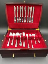 National Silver Co., Vintage Three Silverplate-1936, 51-Piece Place Setting