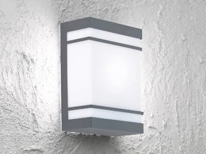 Außenwandleuchte Edelstahl H. 24 cm, E27 Fassadenbeleuchtung Außenbeleuchtung - Bild 1 von 3