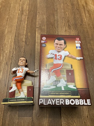 Hunter Renfrow #3 of 2019 Low Serial #! Raiders NFL Clemson Tigers Bobblehead Cover