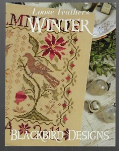 Blackbird Designs~ Loose Feathers Winter~cross stitch 2011 - Picture 1 of 2
