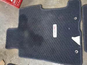 GENUINE HONDA ACCESS FD CIVIC TYPE R 4DR FD2 BLACK FLOOR MATS SET RHD JDM RARE - Picture 1 of 5