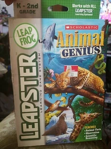 LeapFrog Leapster Animal Genius Scholastic Learning K-2nd Grade 5-8 Years - Picture 1 of 4