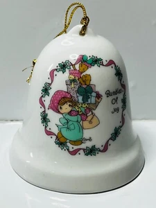 Precious Moments Bell Christmas Ornament Bundles Of Joy 1994 Vintage NEW IN BOX - Picture 1 of 10