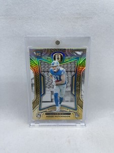 Aidan Hutchinson 2022 Panini Gold Standard #120 Rookie #/49 W/ Mag Lions
